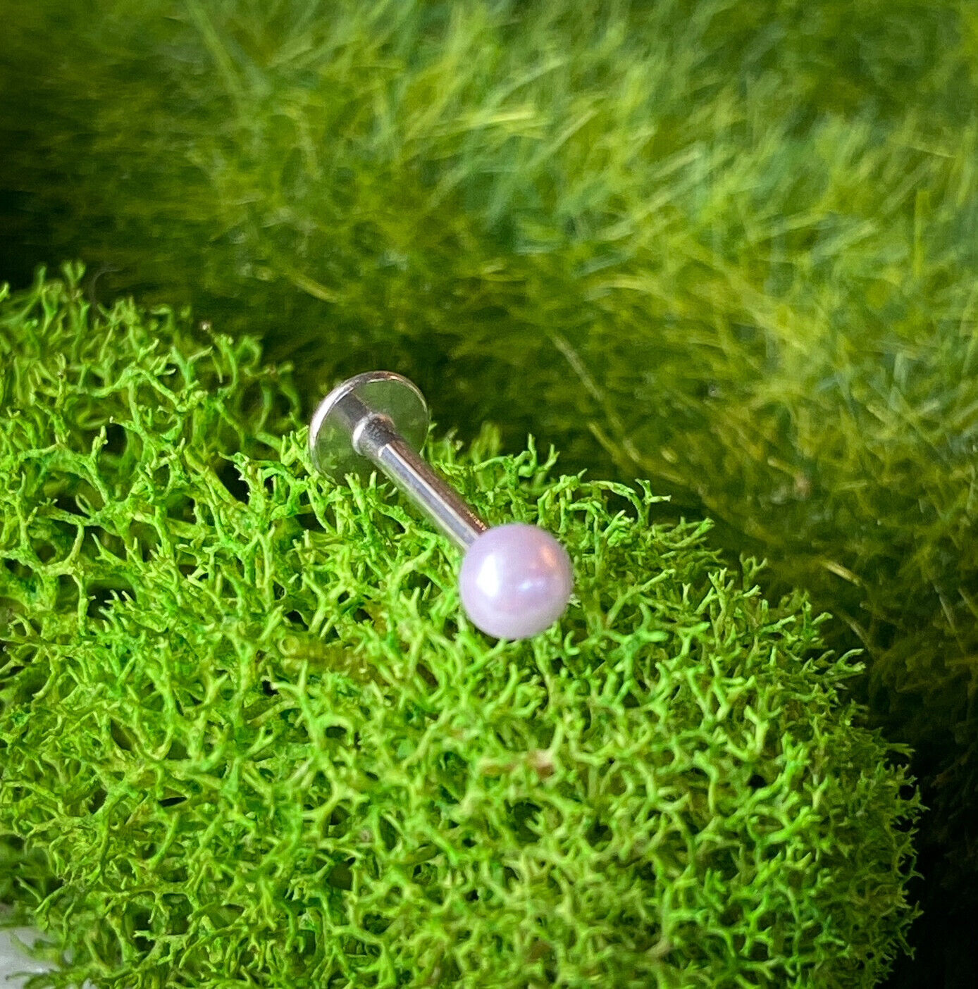 5pc Value Pack Pearl Coated Ball Surgical Steel Labrets 16g, 5/16"