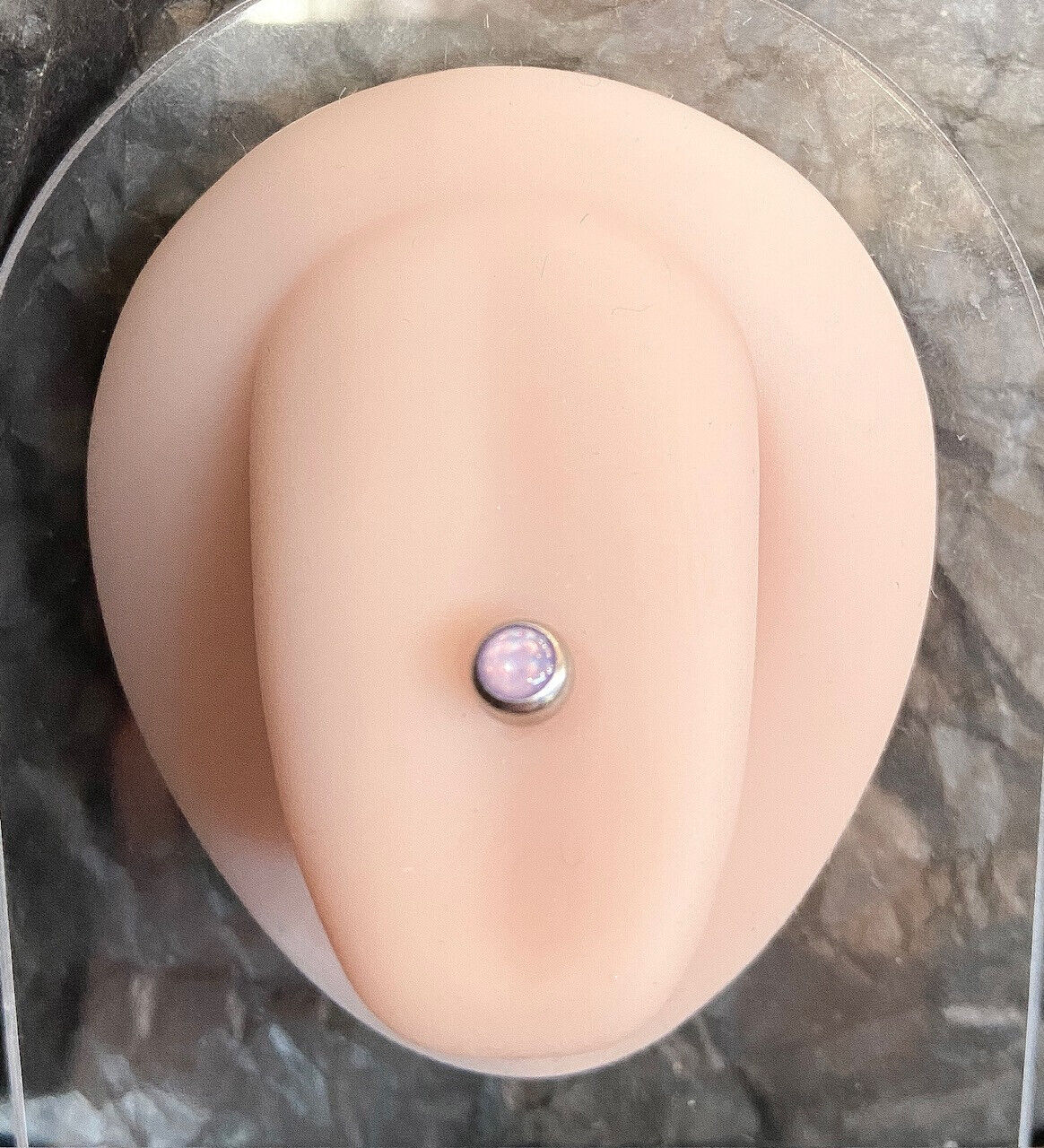 5pc Value Pack Illuminating Stone Tongue Rings 14g Steel Tounge Body Jewelry