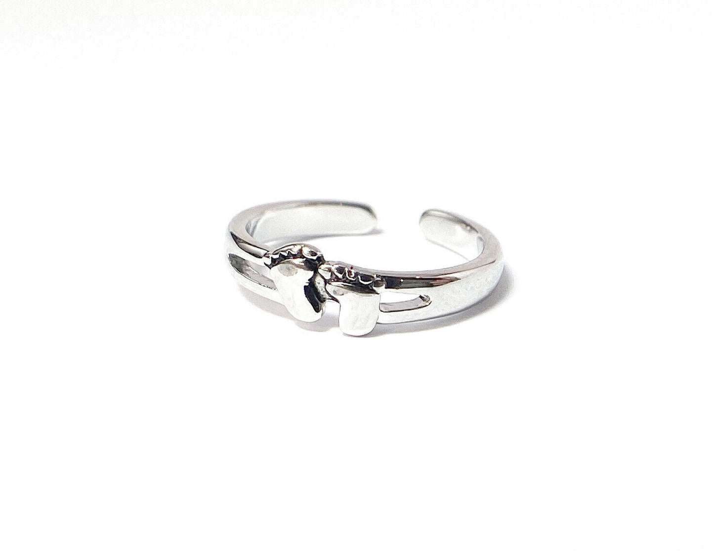 Baby Feet Adjustable Mid Ring / Toe Ring Jewelry