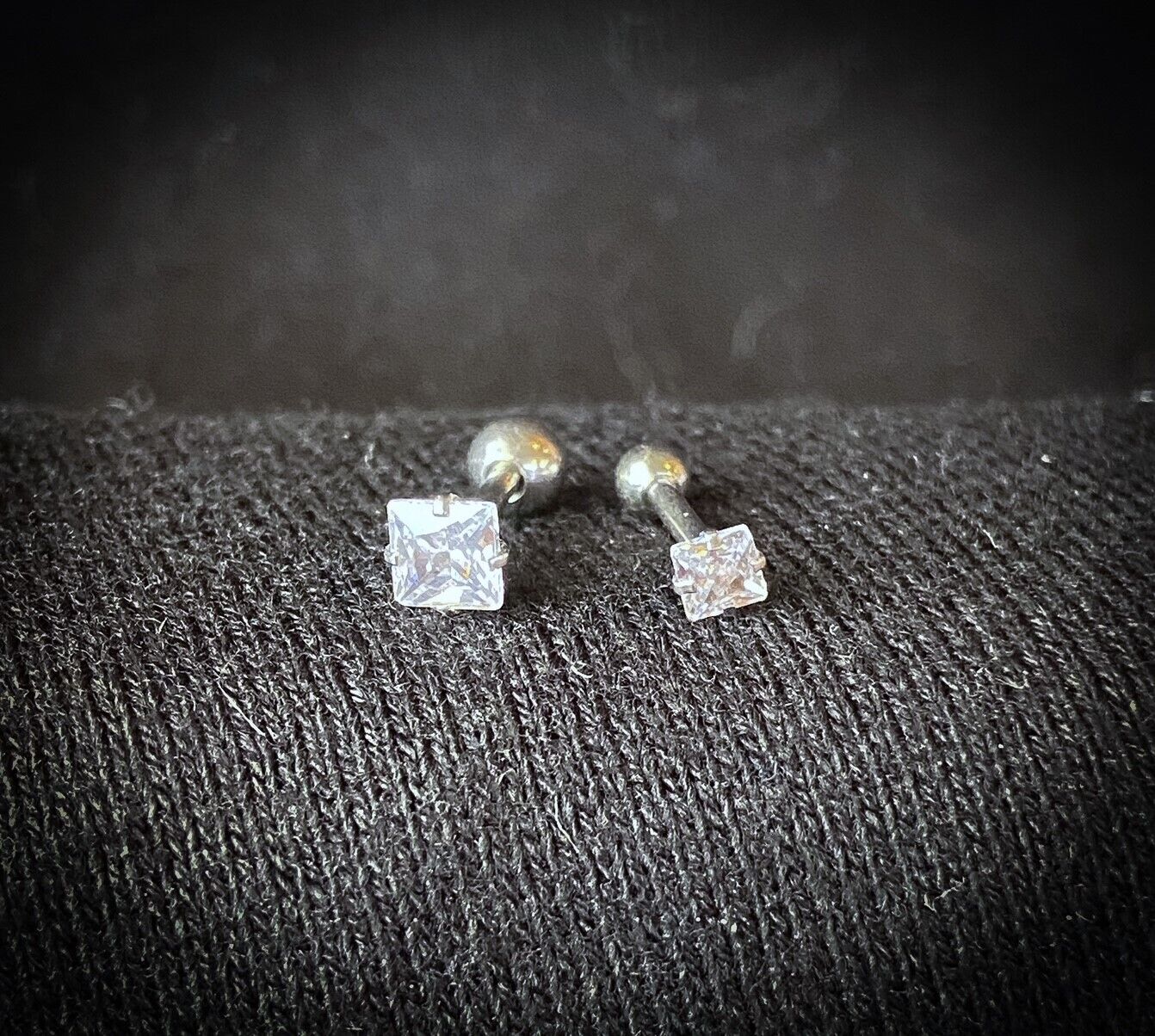 5pc CZ Gem Shapes Tragus Rings Value Pack Cartilage Barbells Helix 16g Piercing