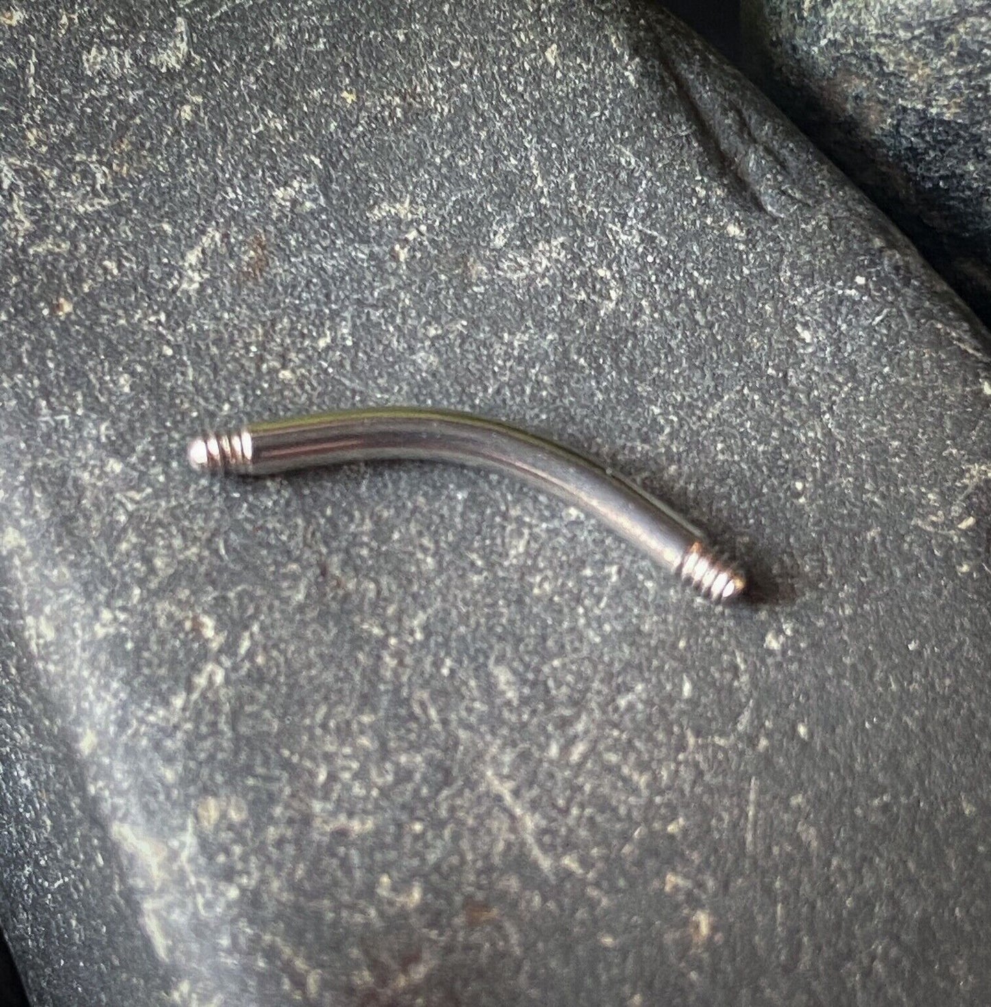 Body Jewelry Replacement Parts - 10pk 316L Surgical Steel Curved Bars Barbells