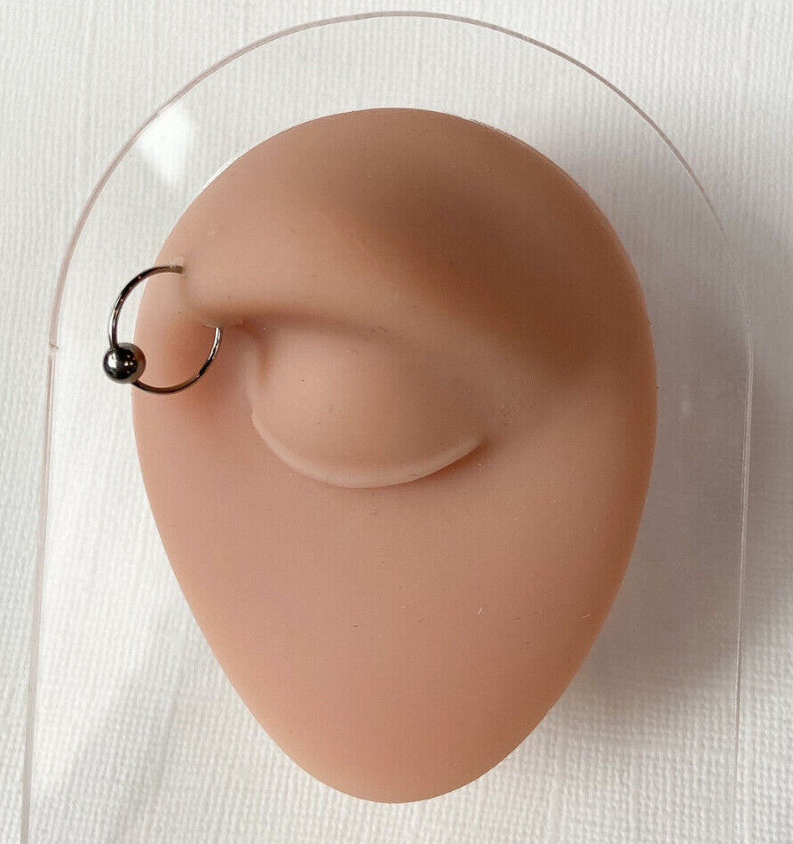 1pc Surgical Steel Captive Bead Ring Nipple Eyebrow CBR 18g, 16g, 14g