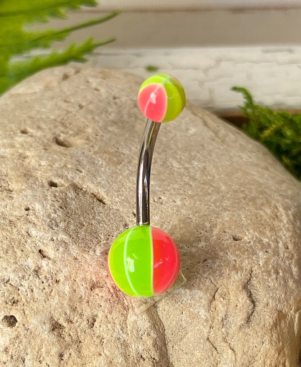 5pc Value Pack Basketball UV Acrylic Belly Ring Navel Piercing Pierced Naval