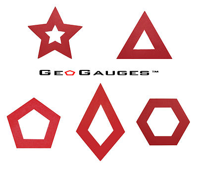 5 Pair Set of GeoGauges Brand Silicone Tunnels Ear Plugs Gauges Body Jewelry