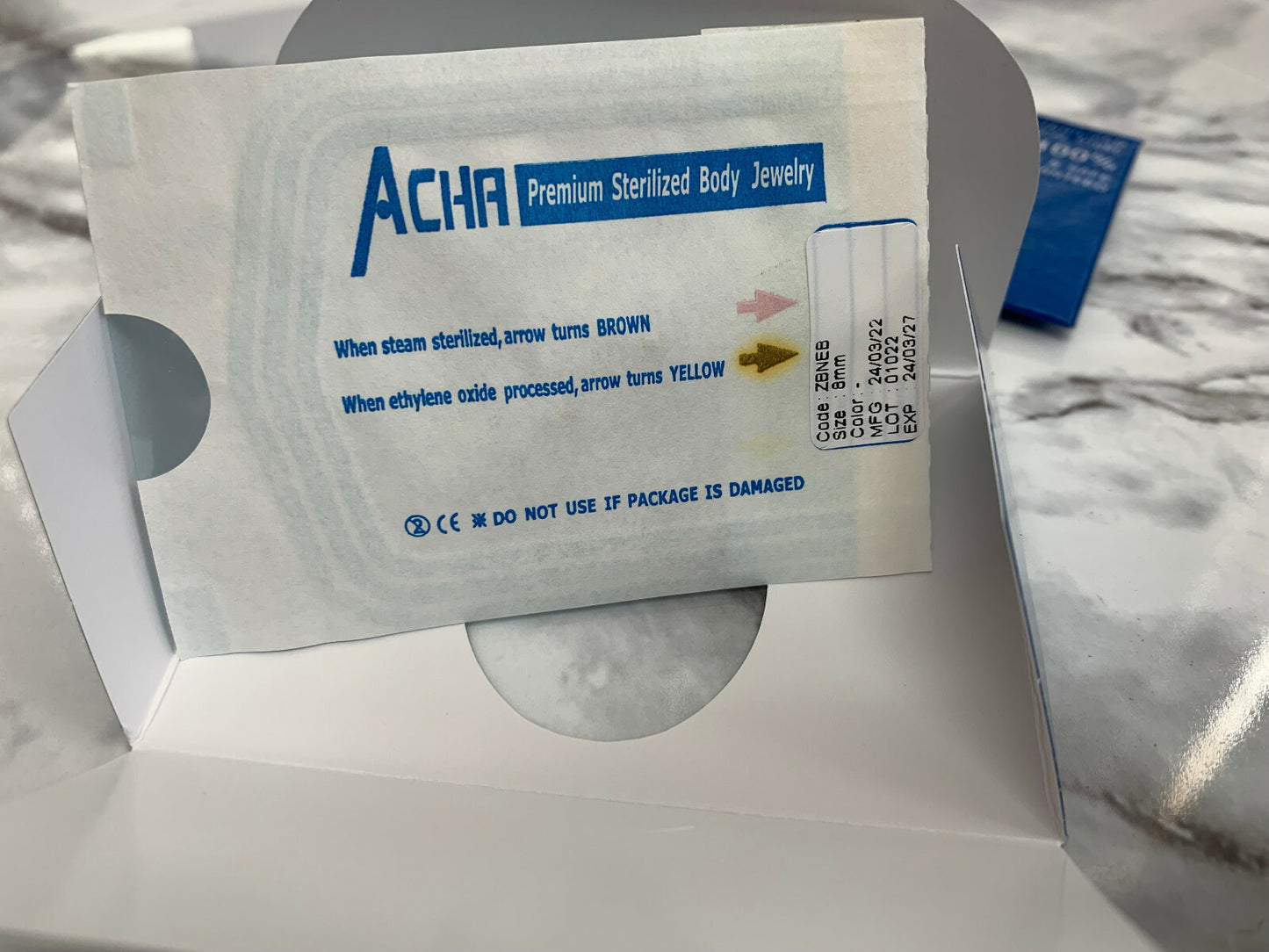 1pc Pre-Sterile Curved Barbell Eyebrow Ring 316L Surgical Steel Body Jewelry