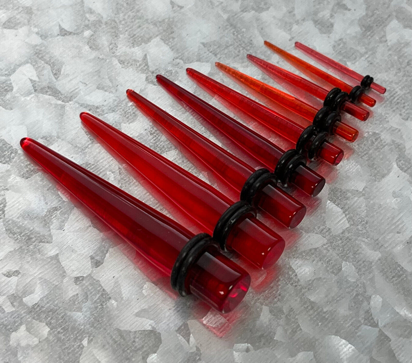 PAIR Acrylic Expansion Tapers Ear Expander Plugs Gauges