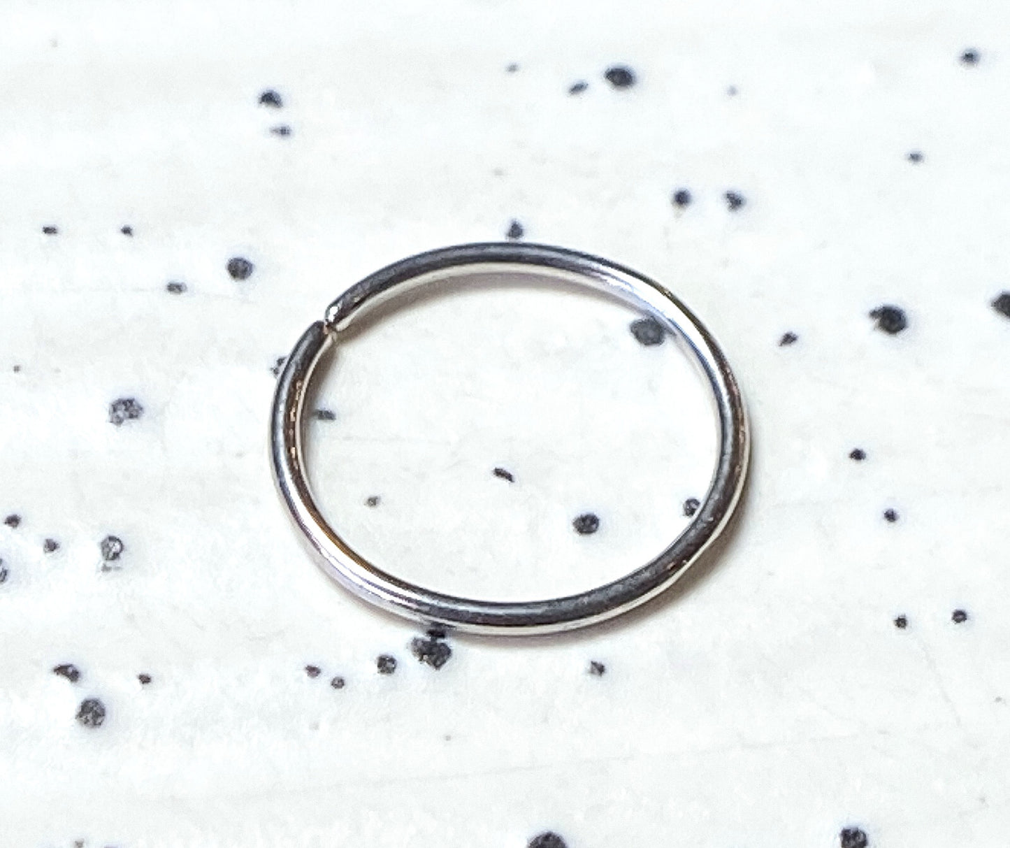 Titanium Annealed Steel Cartilage Septum Nose Hoop Ring Rook Daith Helix Tragus