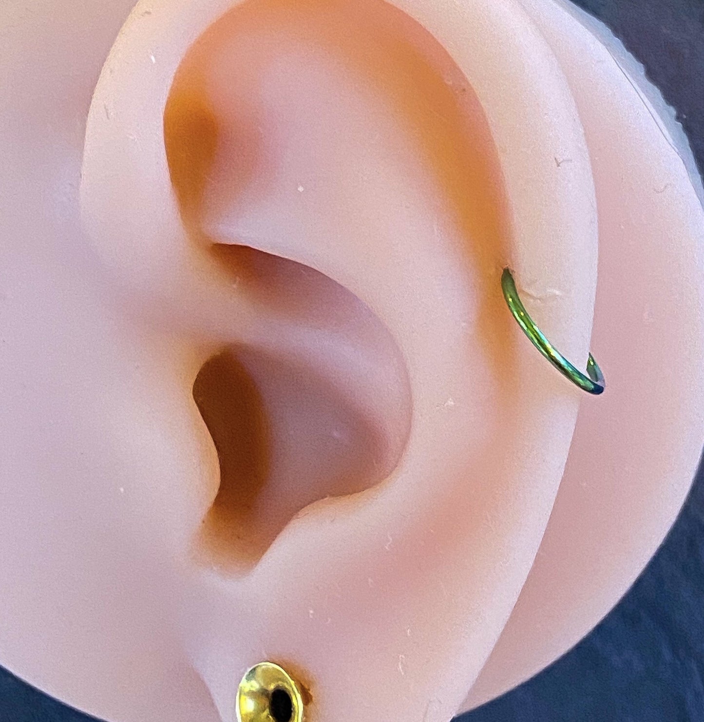 Titanium Annealed Steel Cartilage Septum Nose Hoop Ring Rook Daith Helix Tragus