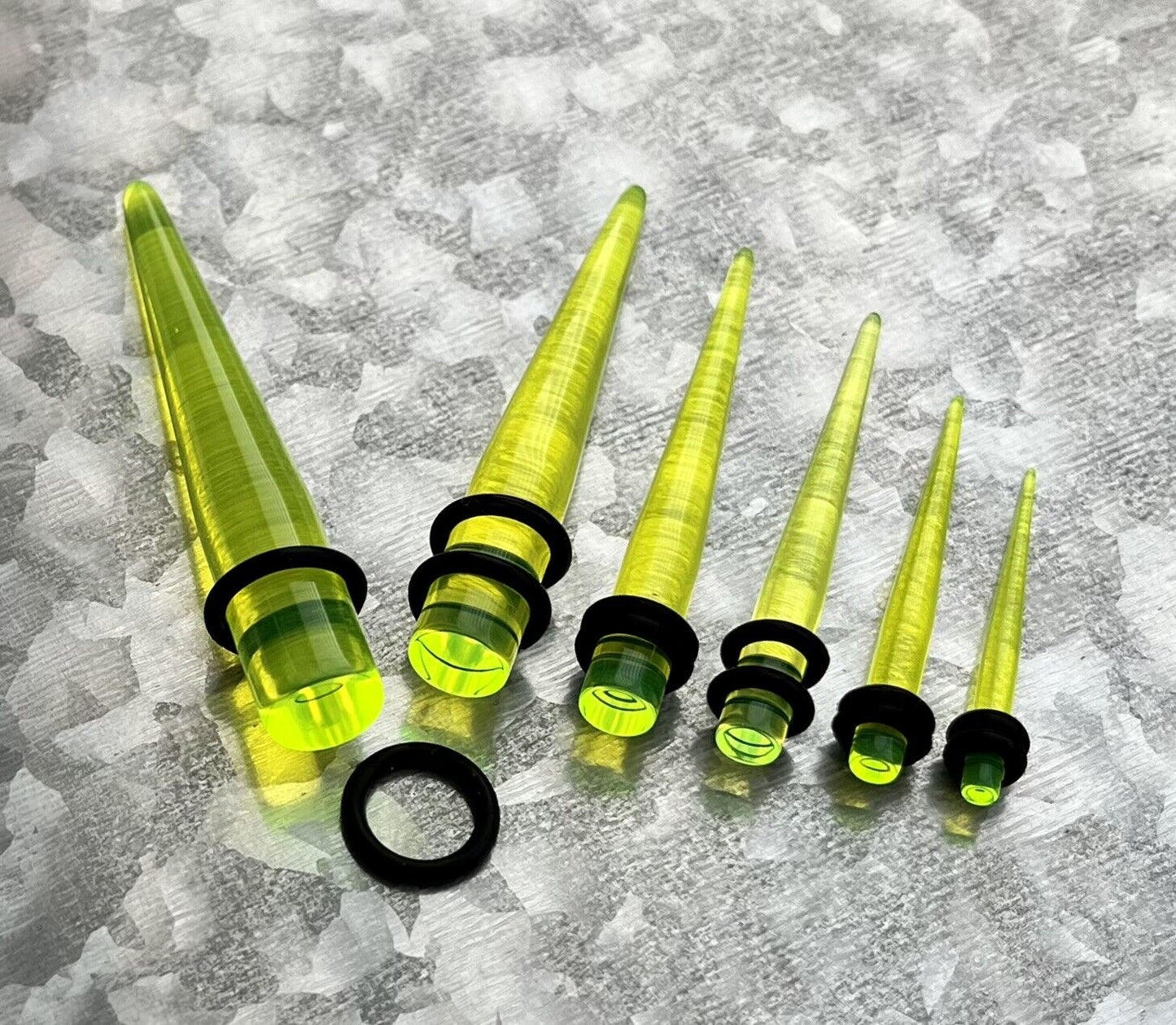 PAIR Acrylic Expansion Tapers Ear Expander Plugs Gauges