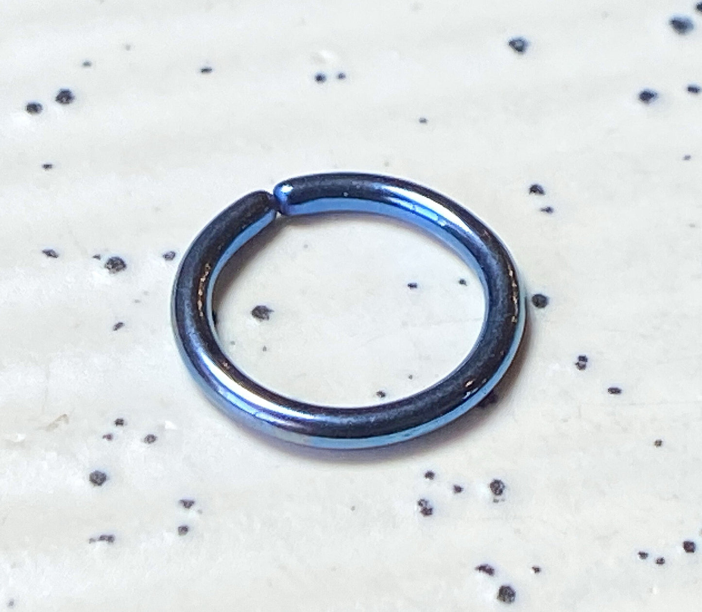 Titanium Annealed Steel Cartilage Septum Nose Hoop Ring Rook Daith Helix Tragus