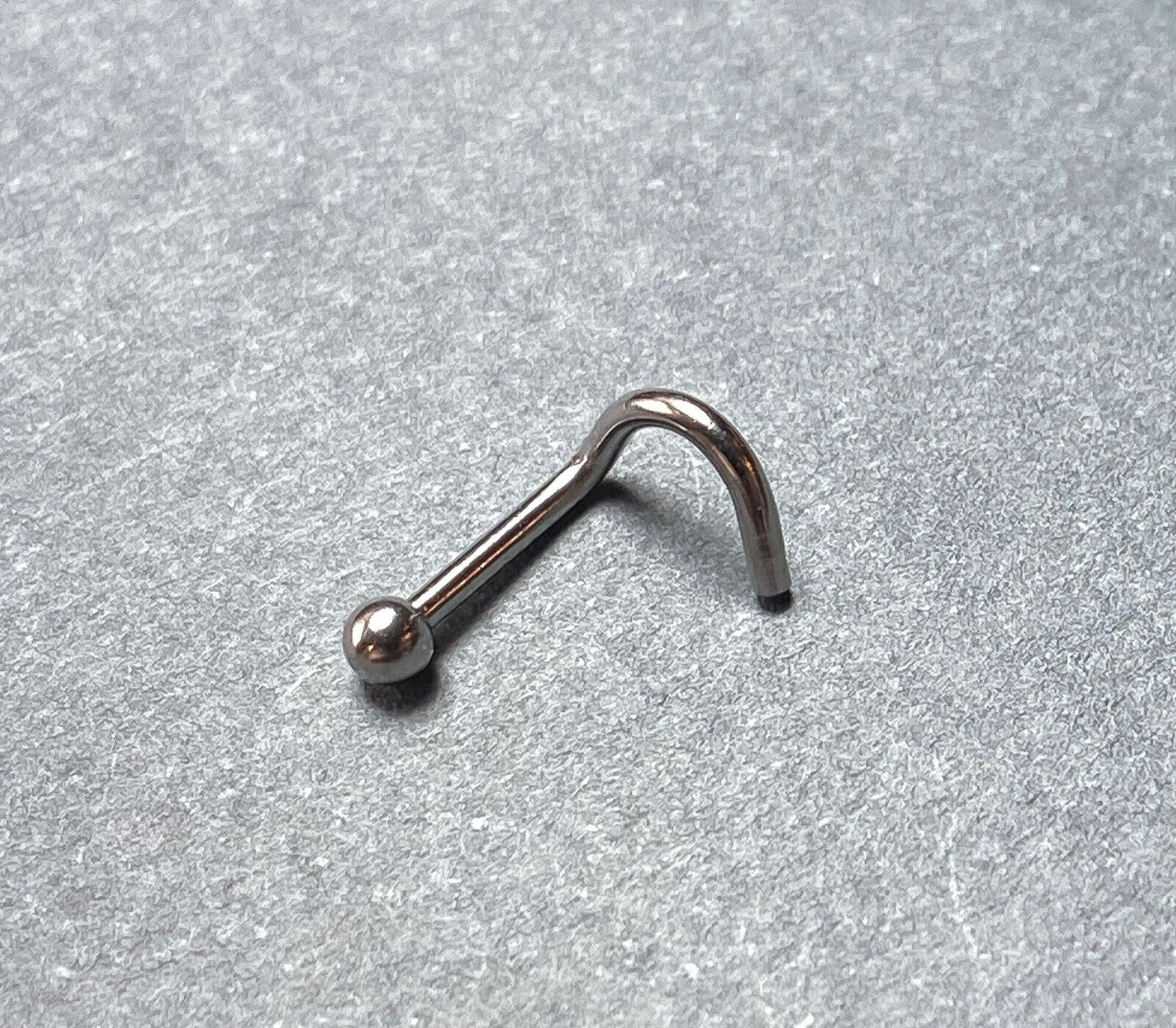 1pc Implant Grade Titanium Nose Ring Screw - 18g or 20g, dome ,ball or spike