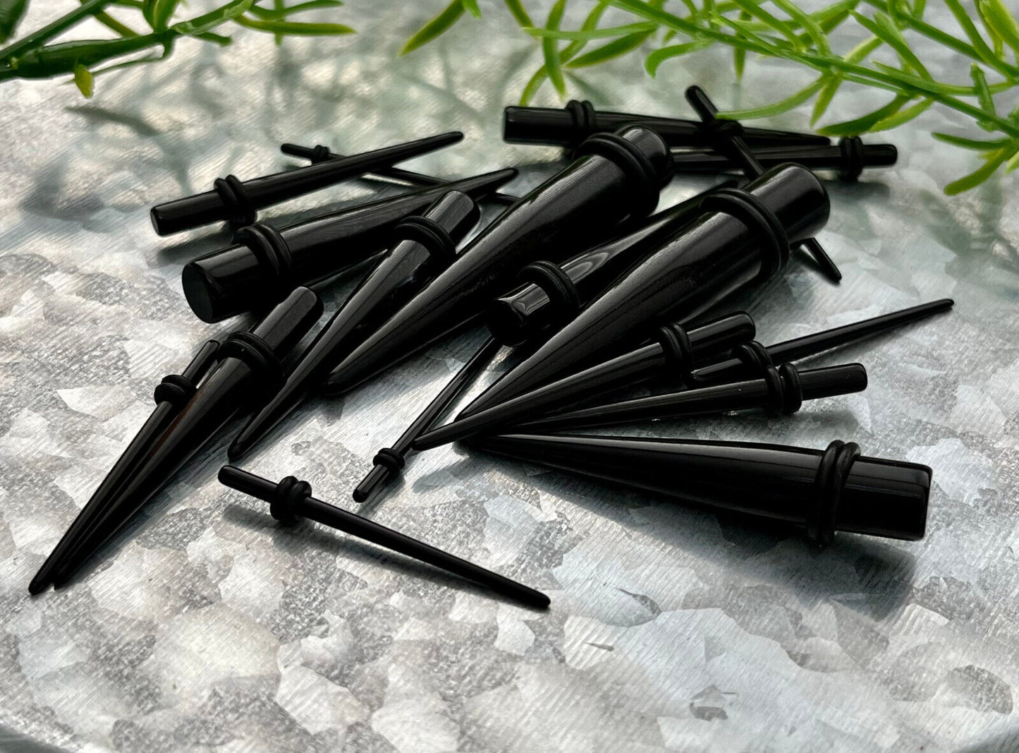 PAIR Acrylic Expansion Tapers Ear Expander Plugs Gauges