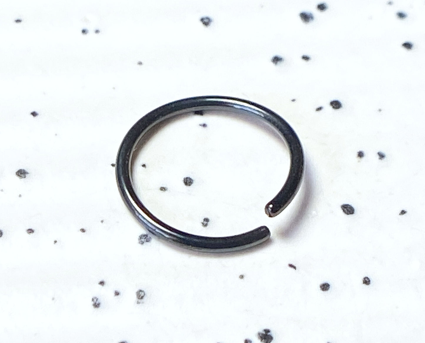 Titanium Annealed Steel Cartilage Septum Nose Hoop Ring Rook Daith Helix Tragus