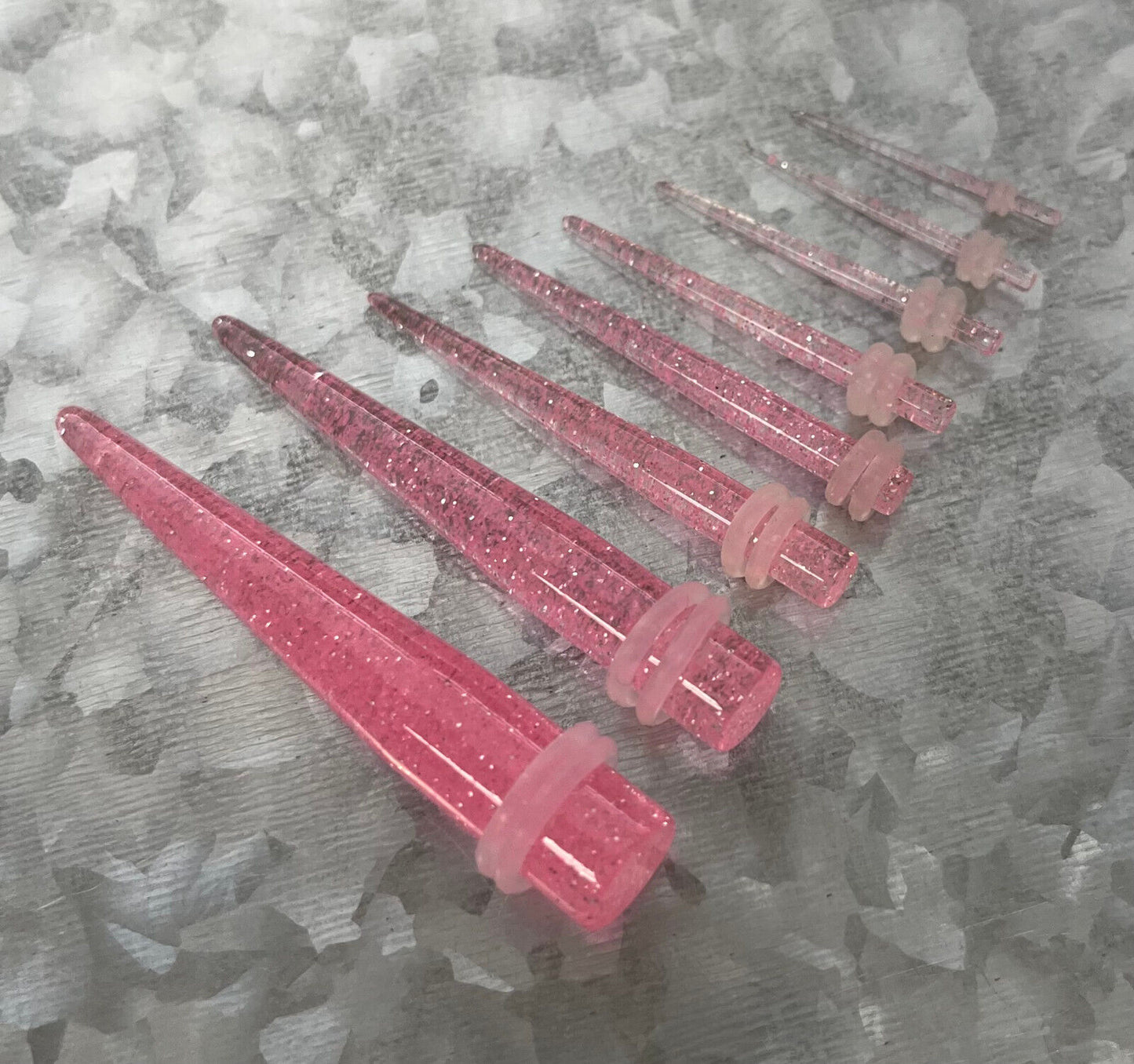 PAIR Acrylic Expansion Tapers Ear Expander Plugs Gauges