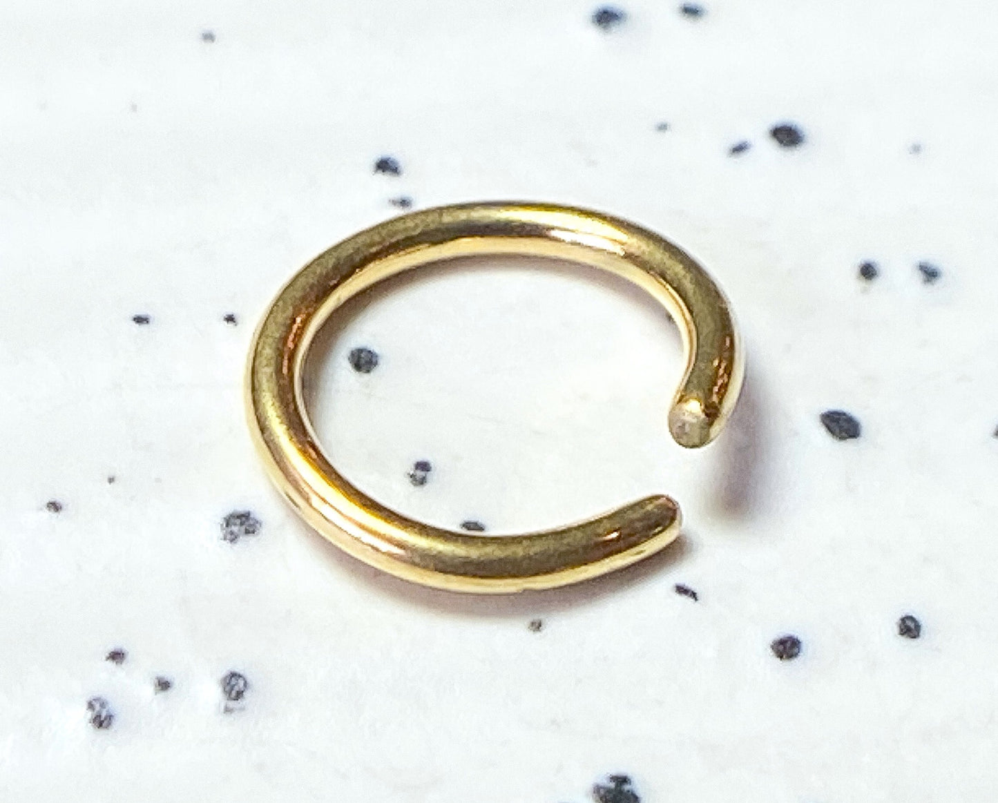 Titanium Annealed Steel Cartilage Septum Nose Hoop Ring Rook Daith Helix Tragus