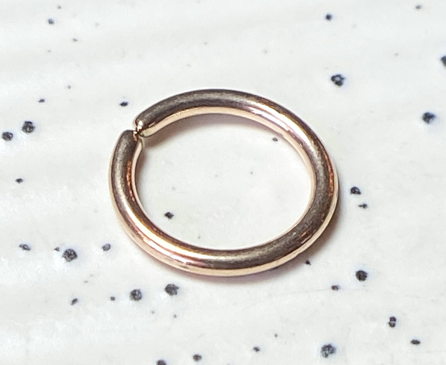 Titanium Annealed Steel Cartilage Septum Nose Hoop Ring Rook Daith Helix Tragus