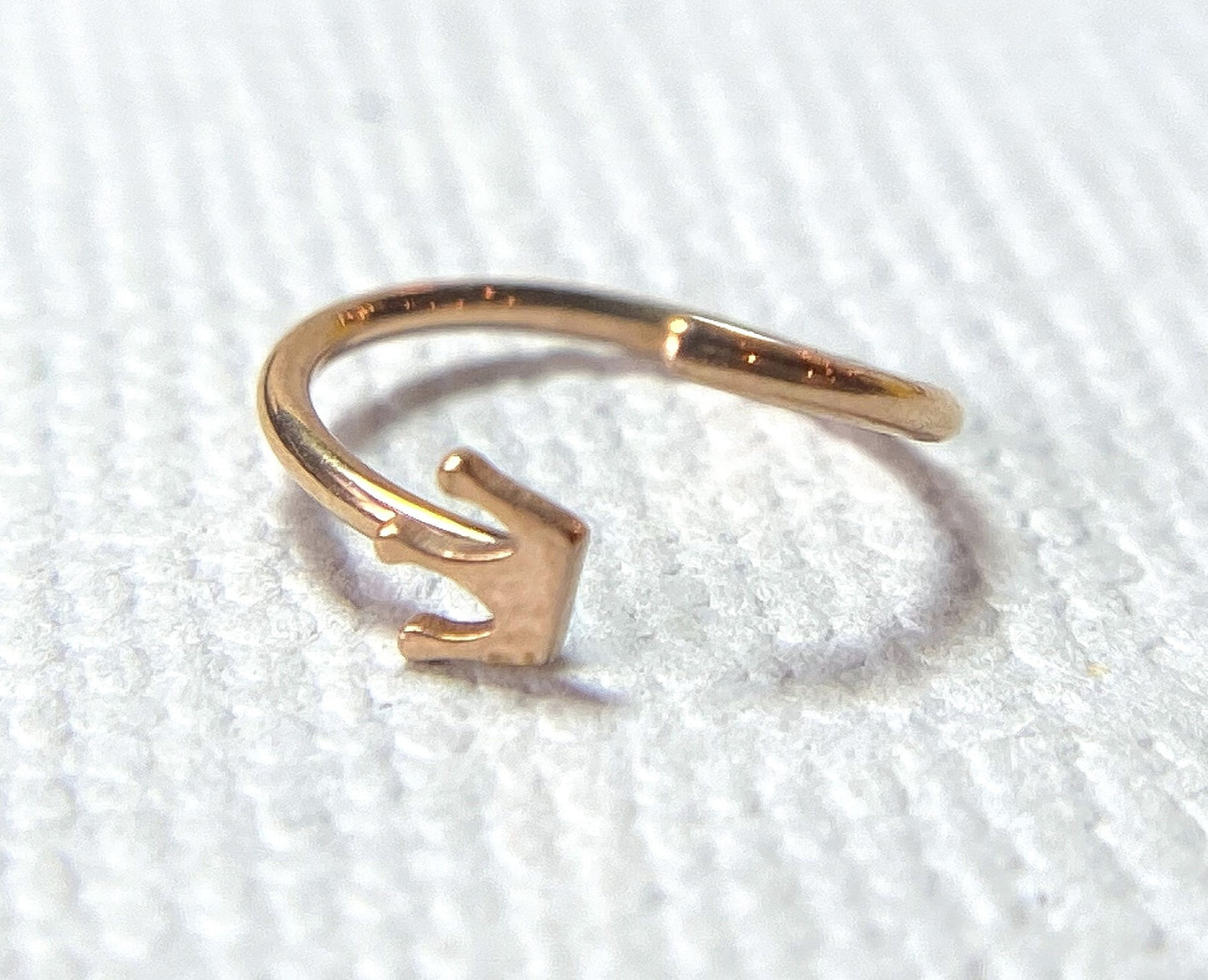 1pc Bendable Steel Hoop Nose Cartilage Ring Crown Rook Daith Helix Tragus