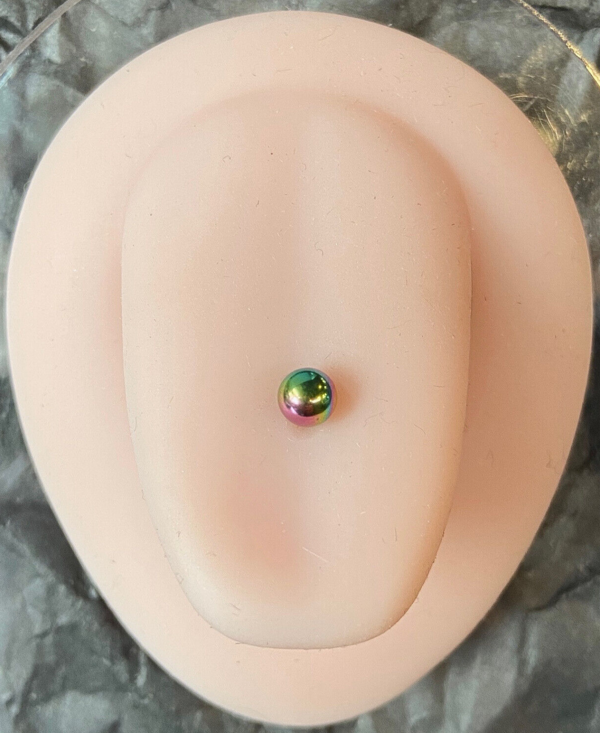 1pc Titanium Straight Barbell Tongue, Industrial, Tragus, Eyebrow, Nipple Ring