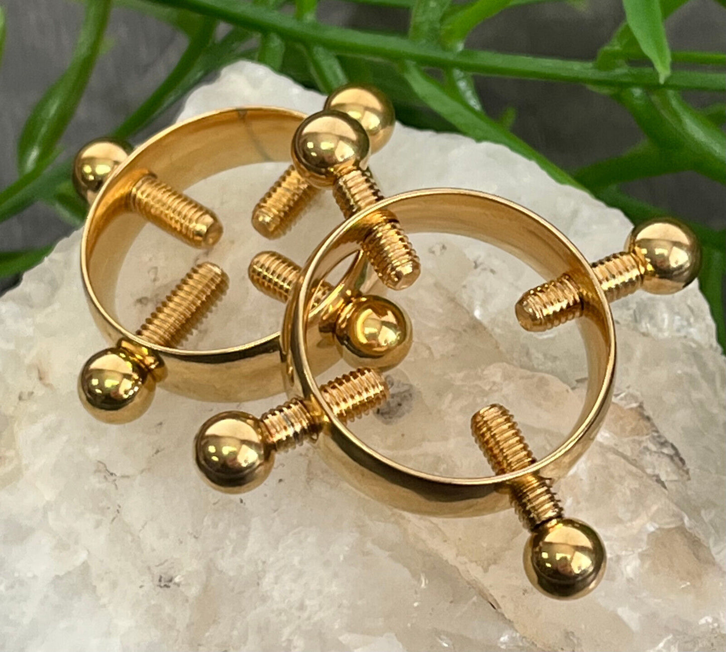 PAIR Non-Piercing Adjustable Nipple Clamps 316L Bondage Surgical Steel