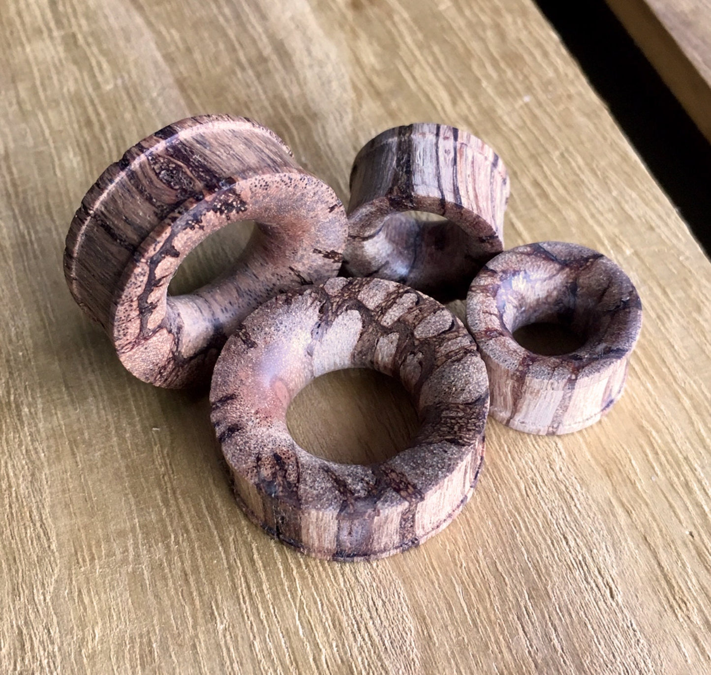 PAIR of Unique Organic Root Wood Tunnels - Gauges 2g (6mm) up to 1" (25mm) available!