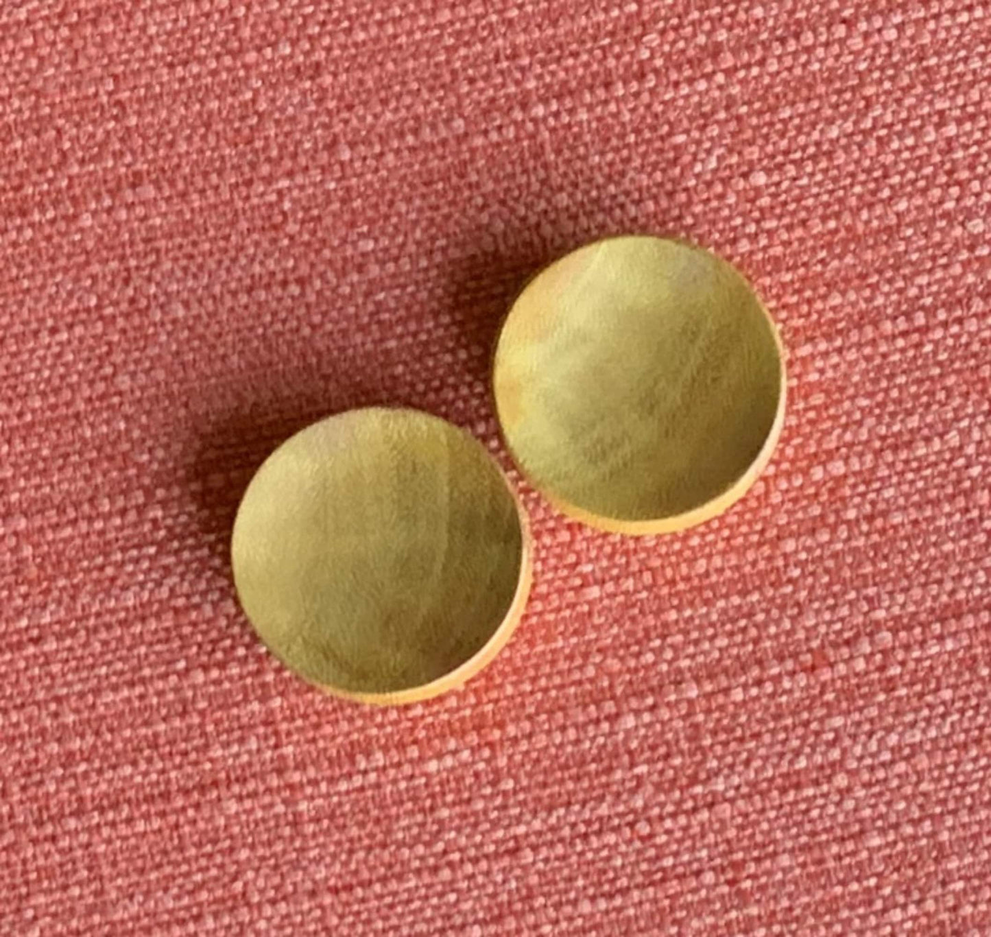 PAIR of Stunning Organic Concave Jackfruit Wood Plugs - Gauges 1" (25mm) thru 52mm (a little over 2") available!