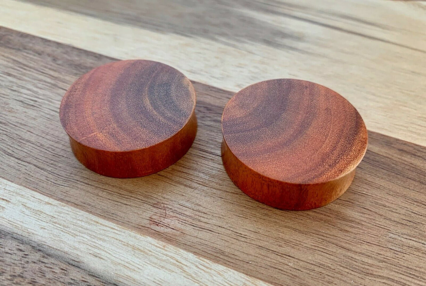 PAIR of Stunning Organic Chang Wood Plugs - Gauges 8g (3.2mm) up to 1&1/2" (38mm) available!