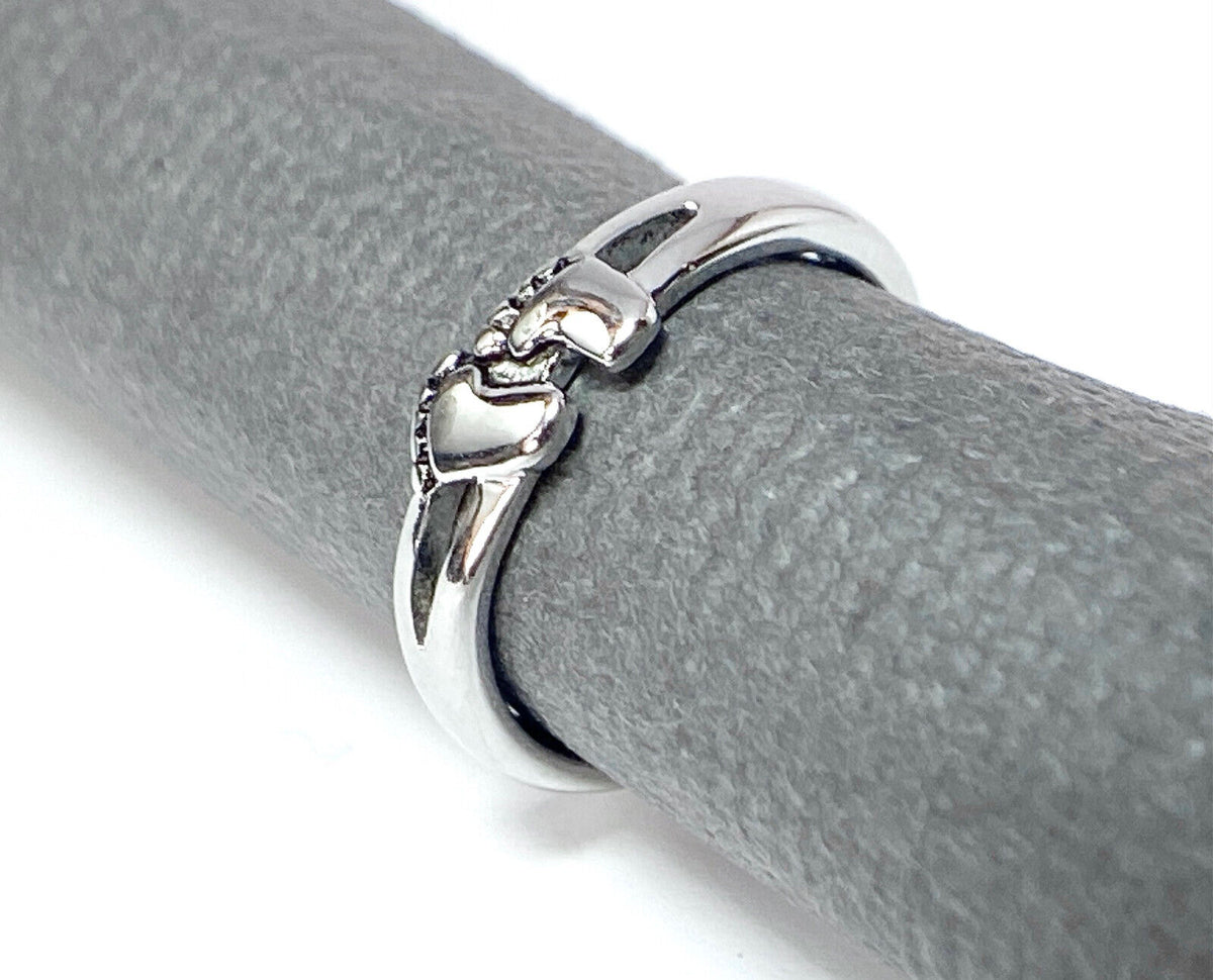 Baby Feet Adjustable Mid Ring / Toe Ring Jewelry