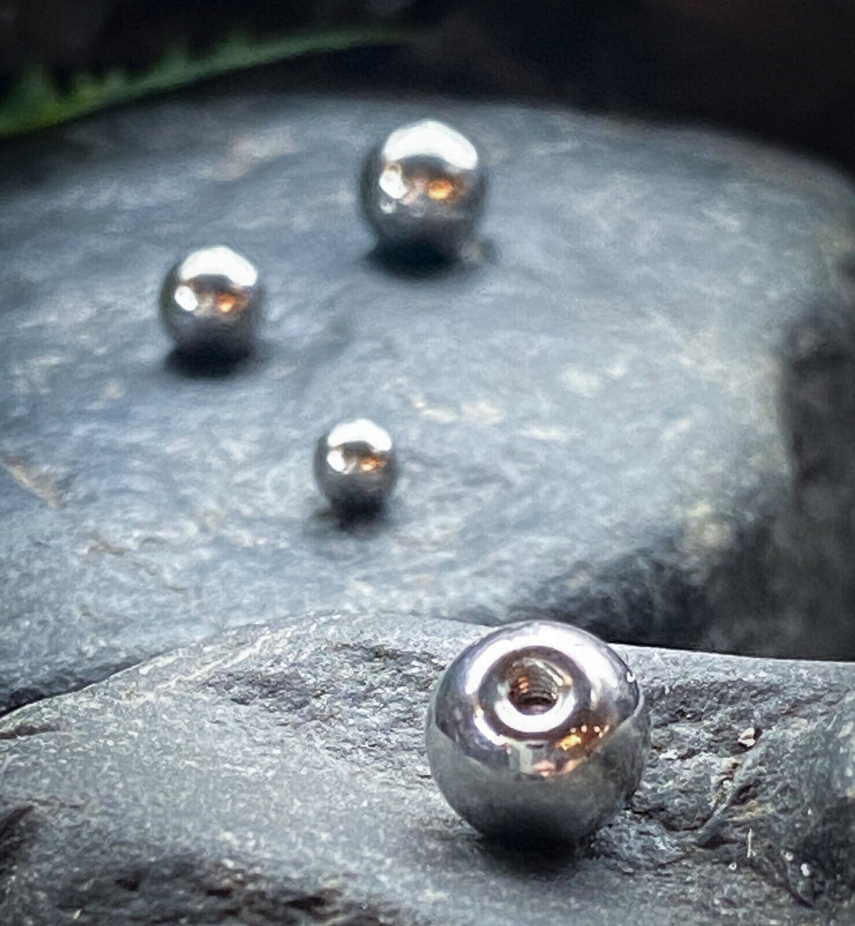 Body Jewelry Replacement Parts - 10pk 316L Surgical Steel Threaded Balls