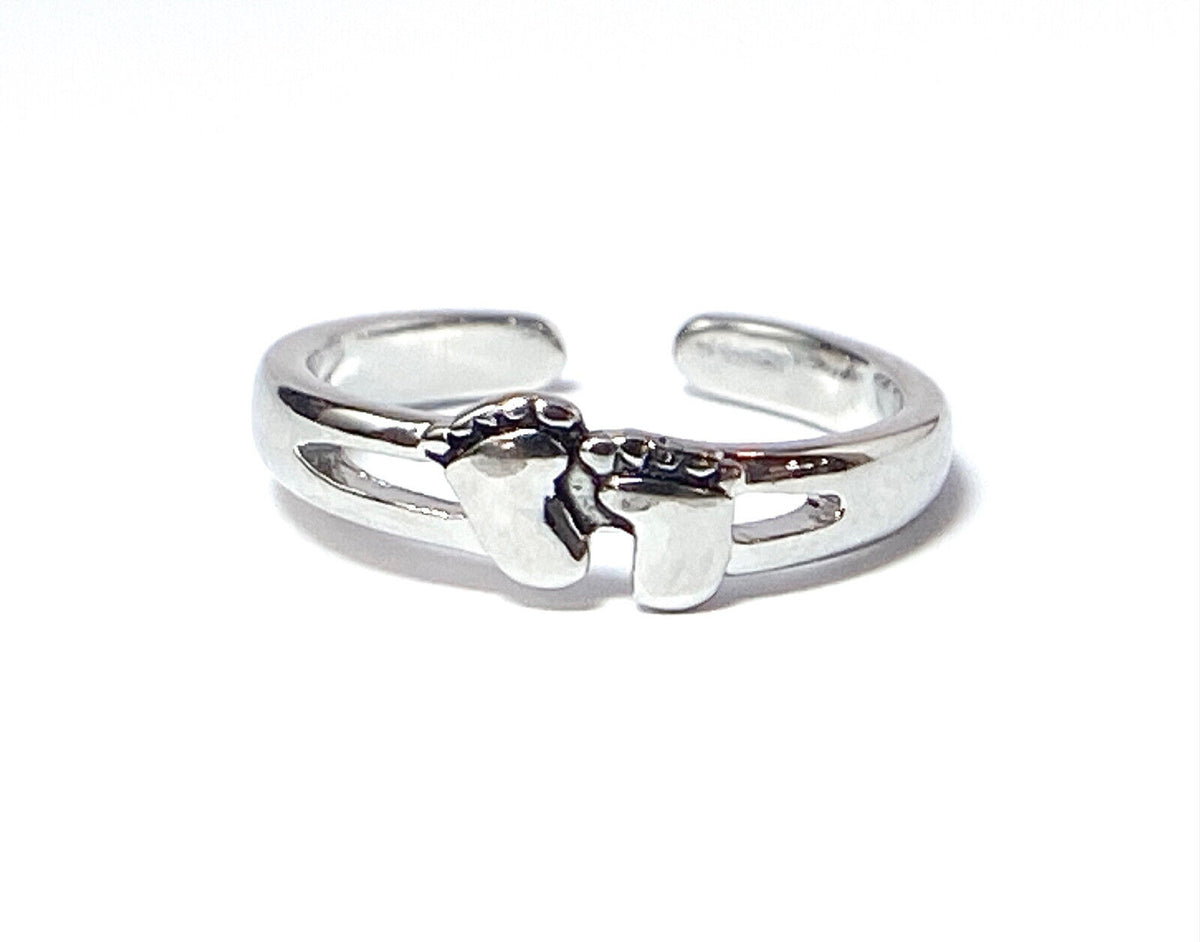 Baby Feet Adjustable Mid Ring / Toe Ring Jewelry