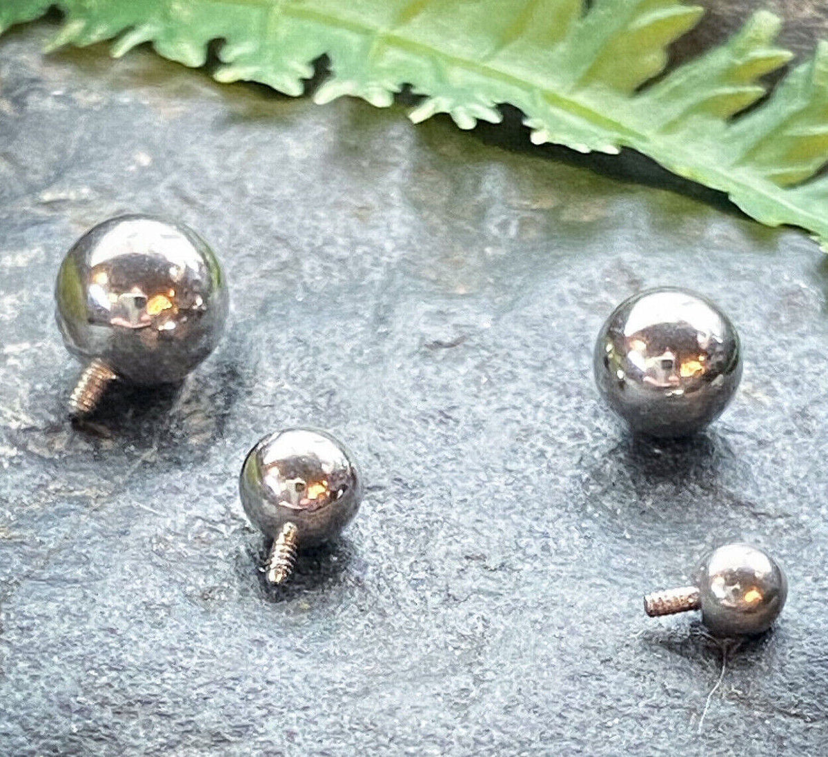 Body Jewelry Replacement Parts - 10pk Surgical Steel Internally Threaded Balls