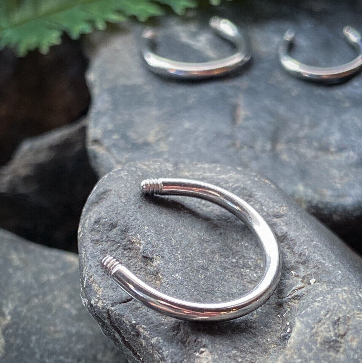 Body Jewelry Replacement Parts - 10pk 316L Surgical Steel Circular Barbells