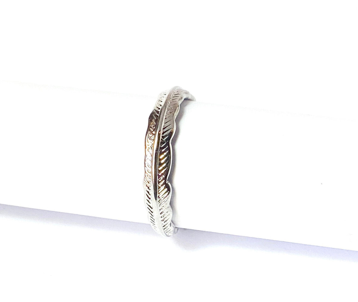 Tribal Feather Adjustable Mid Ring / Toe Ring