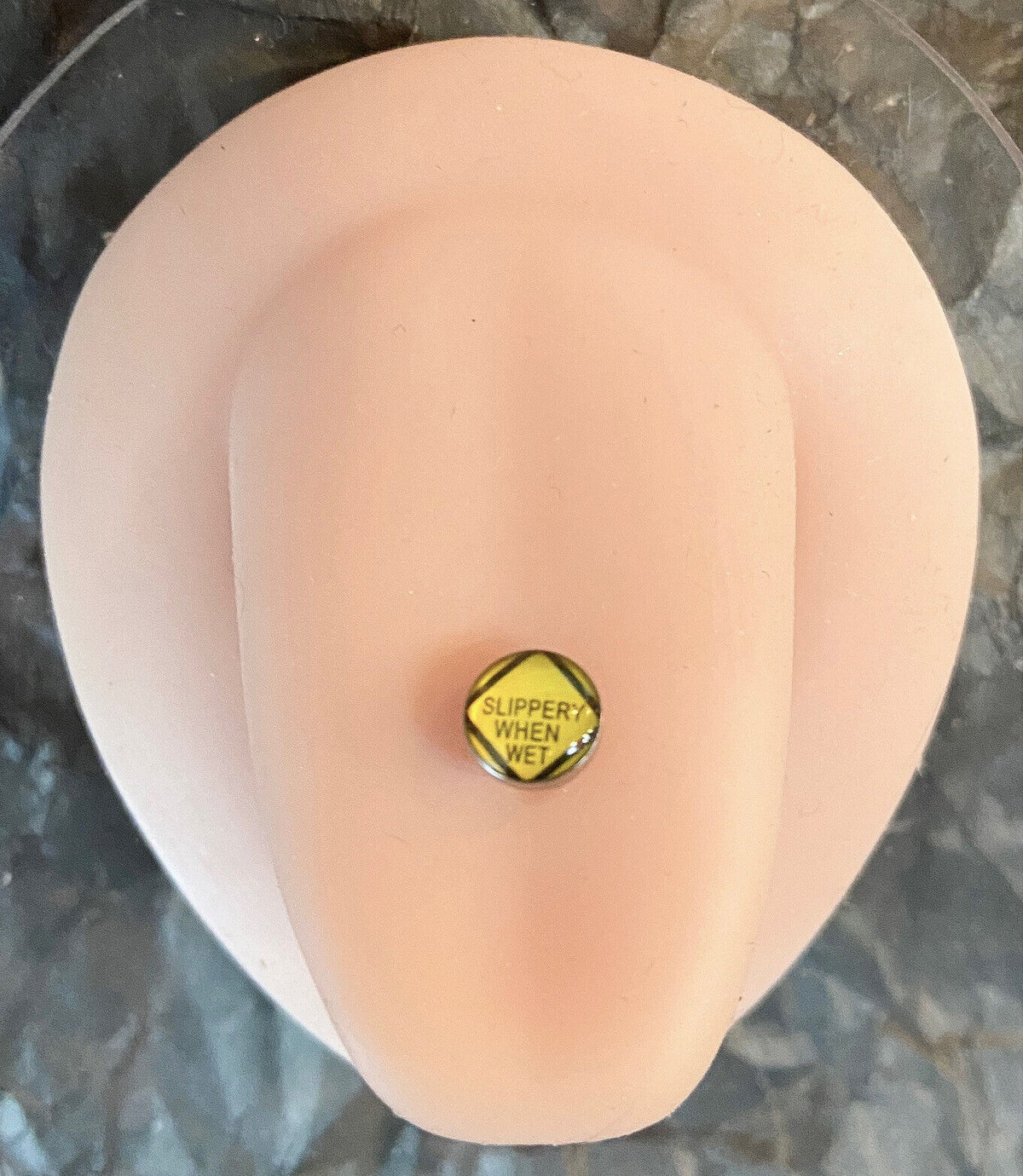 4pc Value Pack Epoxy Dome Bad Word Tongue Rings 14g Tounge Body Jewelry Lot