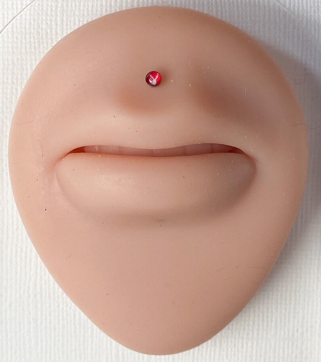 1pc Playboy Bunny Logo 16g Internally Threaded 5/16" Steel Labret Monroe