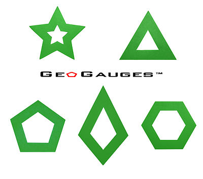 5 Pair Set of GeoGauges Brand Silicone Tunnels Ear Plugs Gauges Body Jewelry