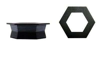 5 Pair Set of GeoGauges Brand Silicone Tunnels Ear Plugs Gauges Body Jewelry