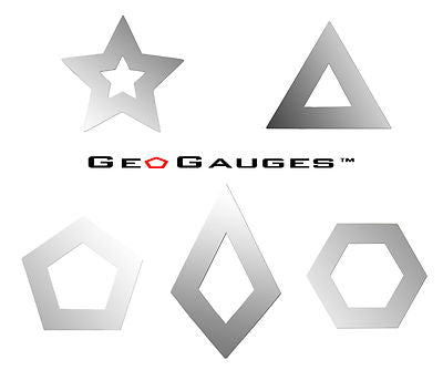 5 Pair Set of GeoGauges Brand Silicone Tunnels Ear Plugs Gauges Body Jewelry