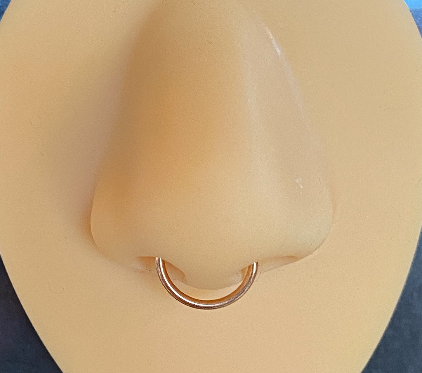 D-Shaped Titanium 20g Cartilage Rook Daith Helix Tragus Septum Nose Hoop Ring