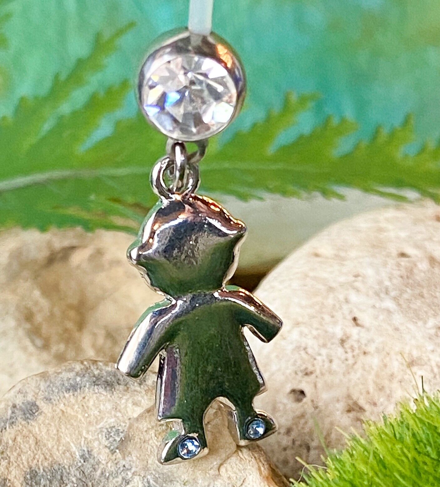 2" Bioflex Pregnancy Belly Ring It's a Boy/Girl Maternity Navel Naval