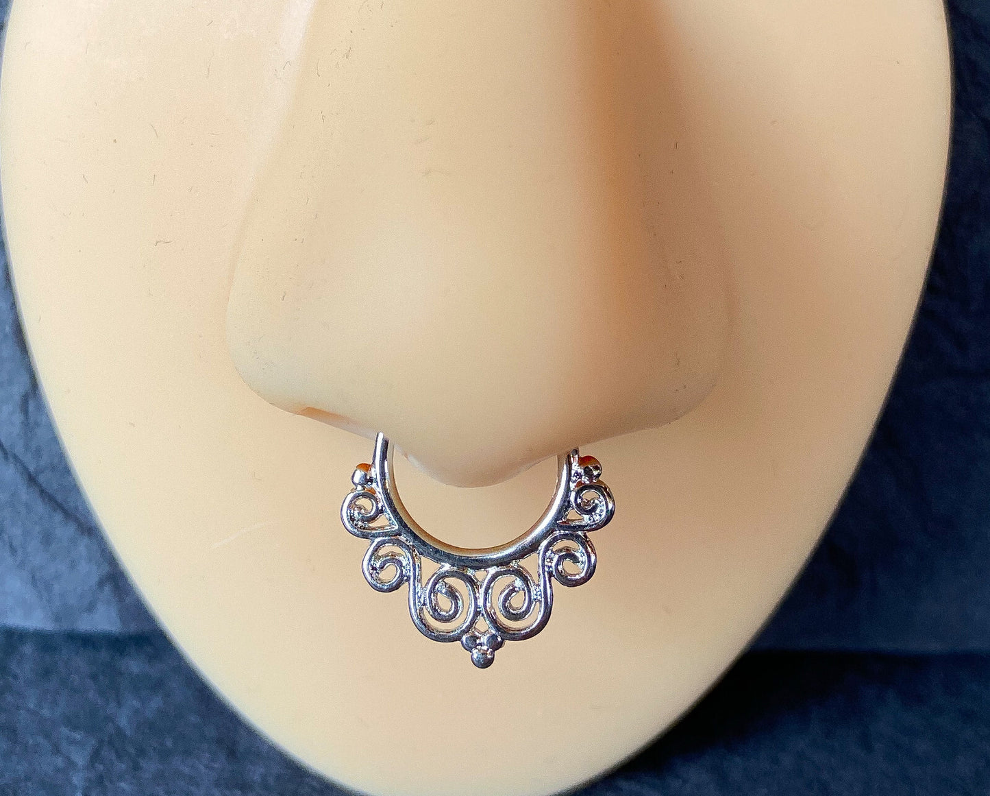 3pc Value Pack: 16g Bendable Design Septum / Cartilage Rings w/free Retainer!