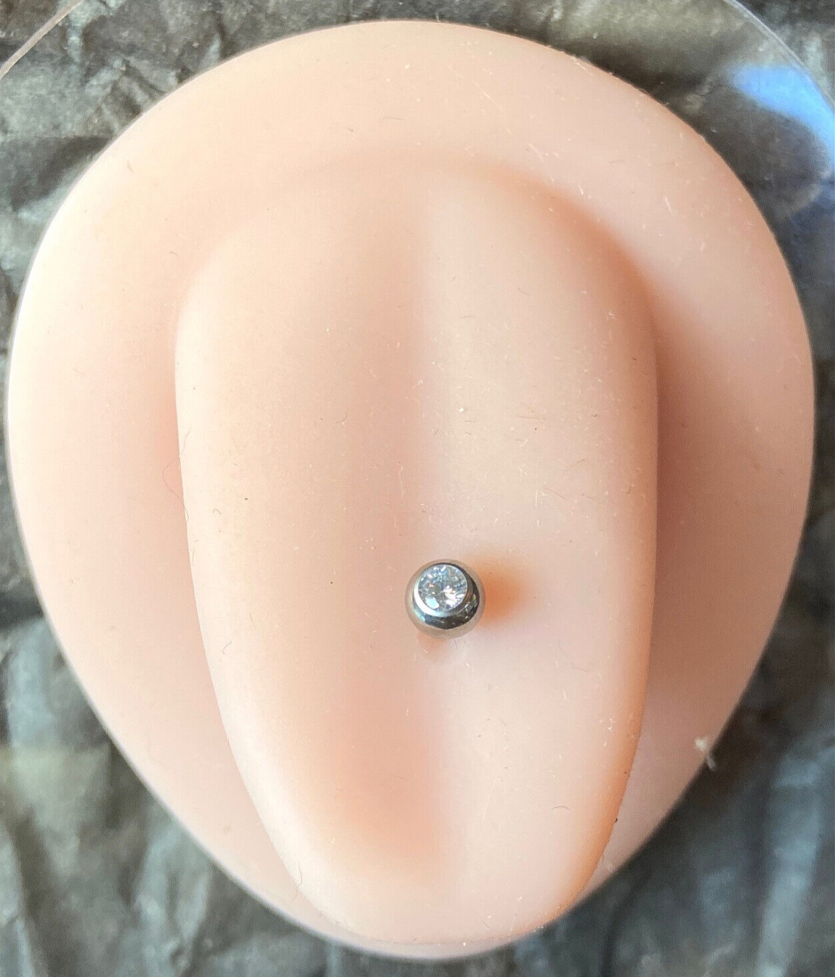 1pc Implant Grade Titanium Internally Threaded Barbell Tongue Tragus Nipple Ring