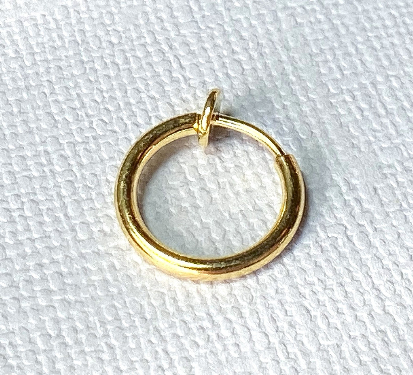 1pc Spring Action Non-Piercing Fake Faux Septum Lip Cartilage Nose Tragus Hoop Ring