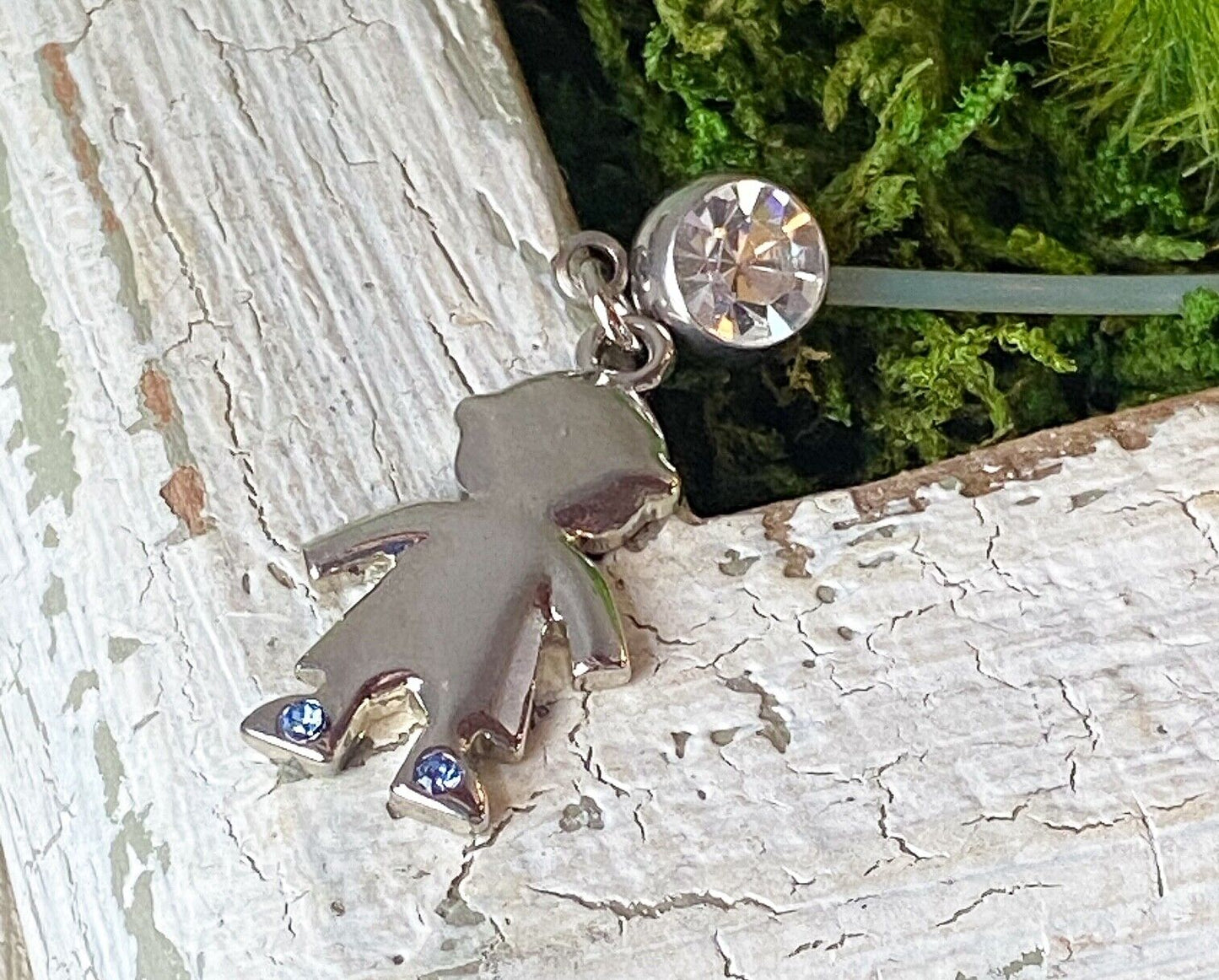 2" Bioflex Pregnancy Belly Ring It's a Boy/Girl Maternity Navel Naval