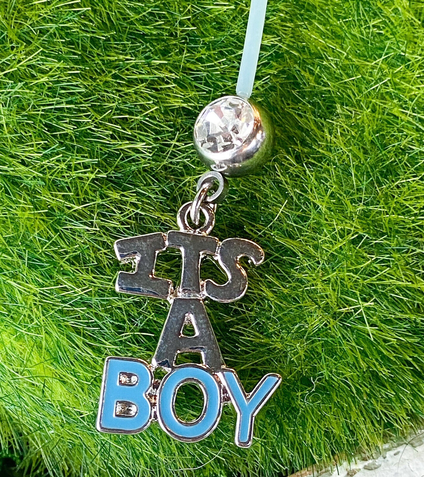 2" Bioflex Pregnancy Belly Ring It's a Boy/Girl Maternity Navel Naval