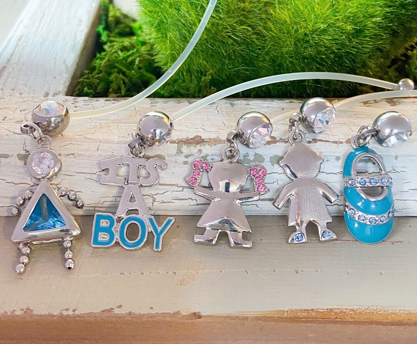 2" Bioflex Pregnancy Belly Ring It's a Boy/Girl Maternity Navel Naval