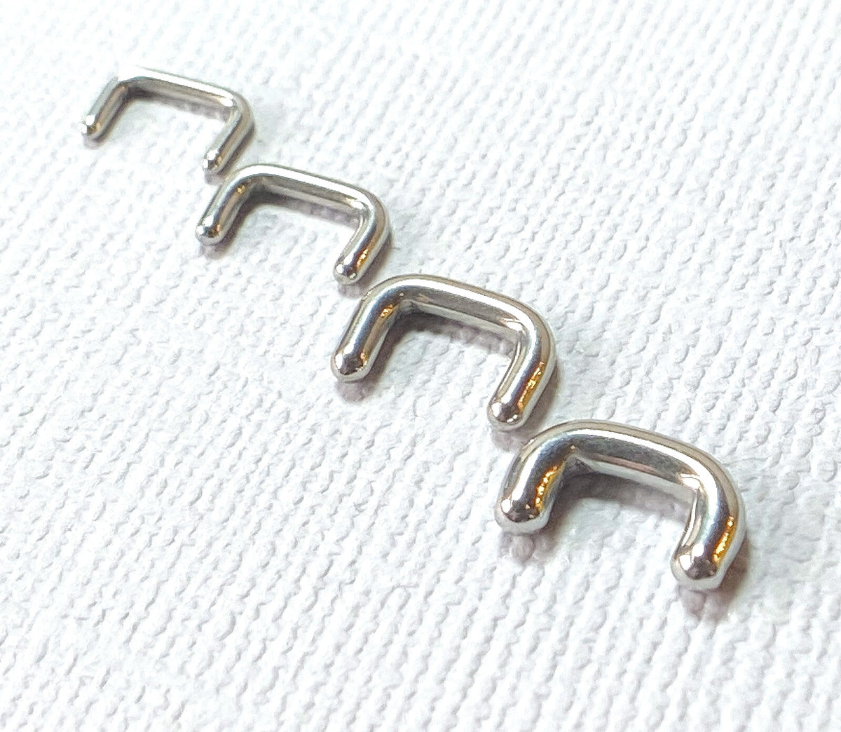 1pc Septum Nose Retainer 316L Surgical Steel - choose 16g, 14g, 12g or 10g
