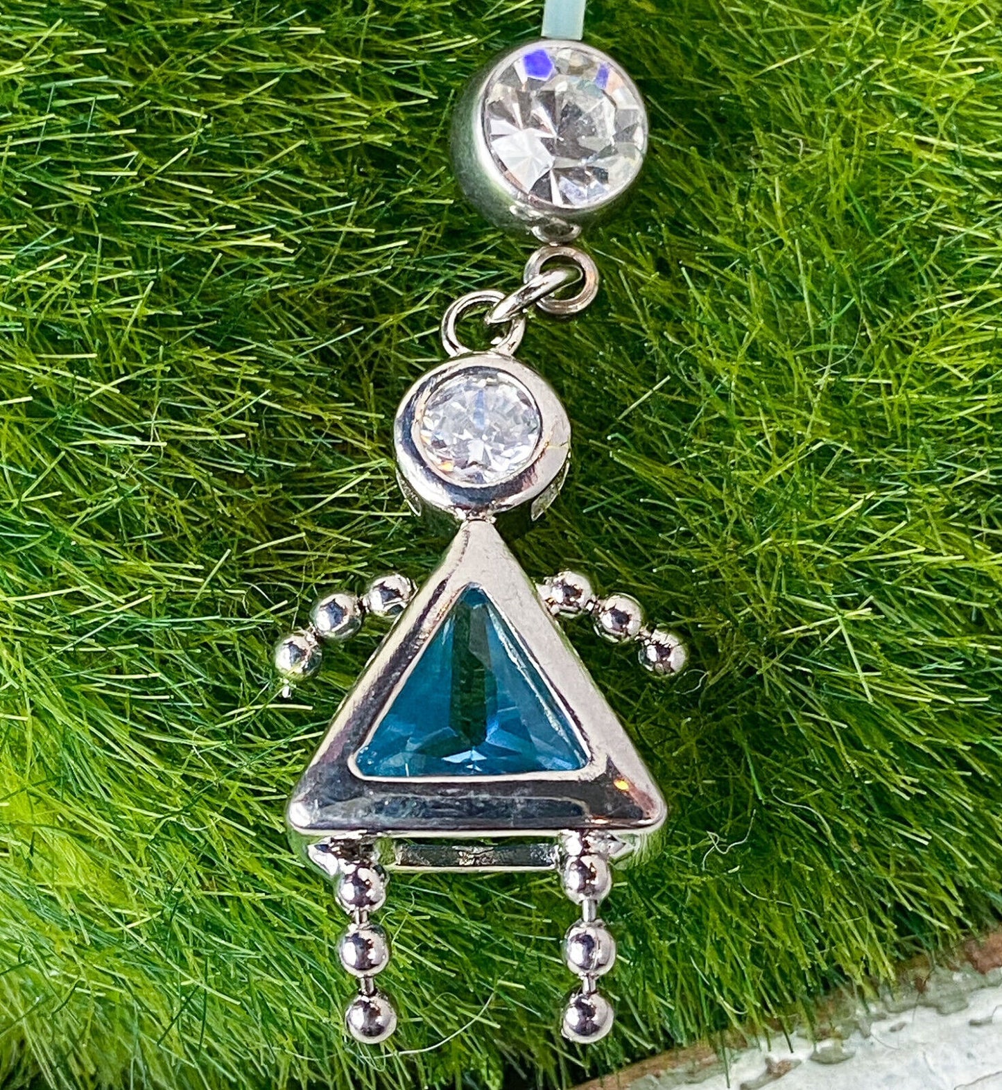 2" Bioflex Pregnancy Belly Ring It's a Boy/Girl Maternity Navel Naval