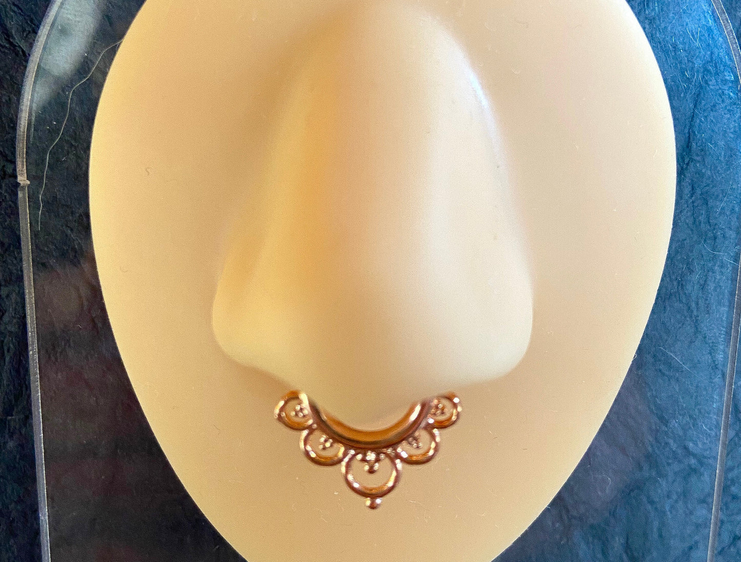 1pc Flower Petals Septum Clicker 316L Surgical Steel 14g or 16g Nose Ring