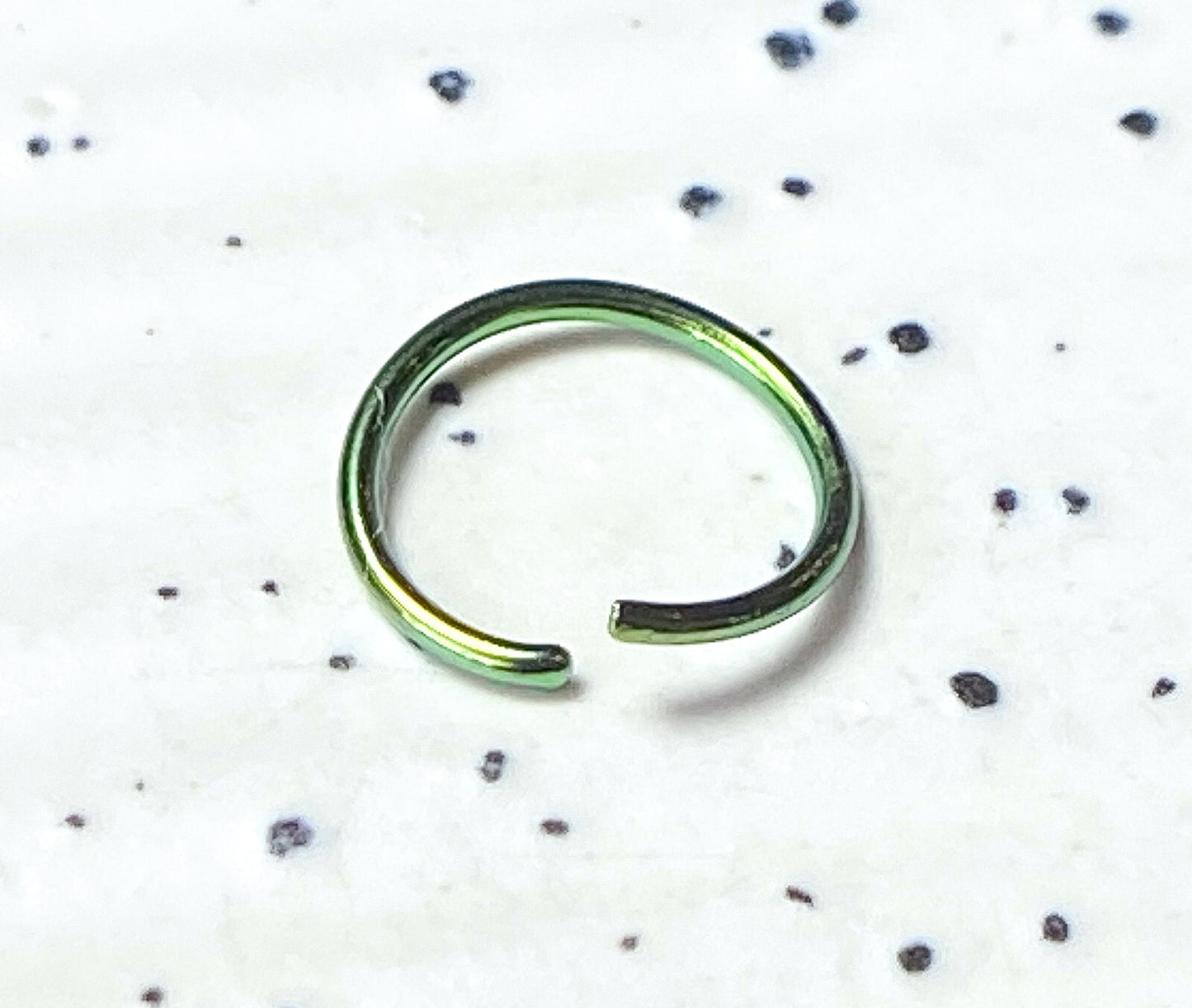 Titanium Annealed Steel Cartilage Septum Nose Hoop Ring Rook Daith Helix Tragus