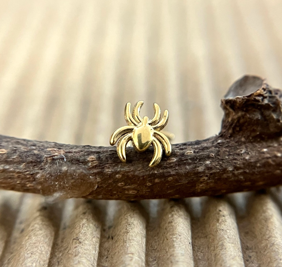 1pc Spider 20g Nose Ring Screw Stud 316L Surgical Steel